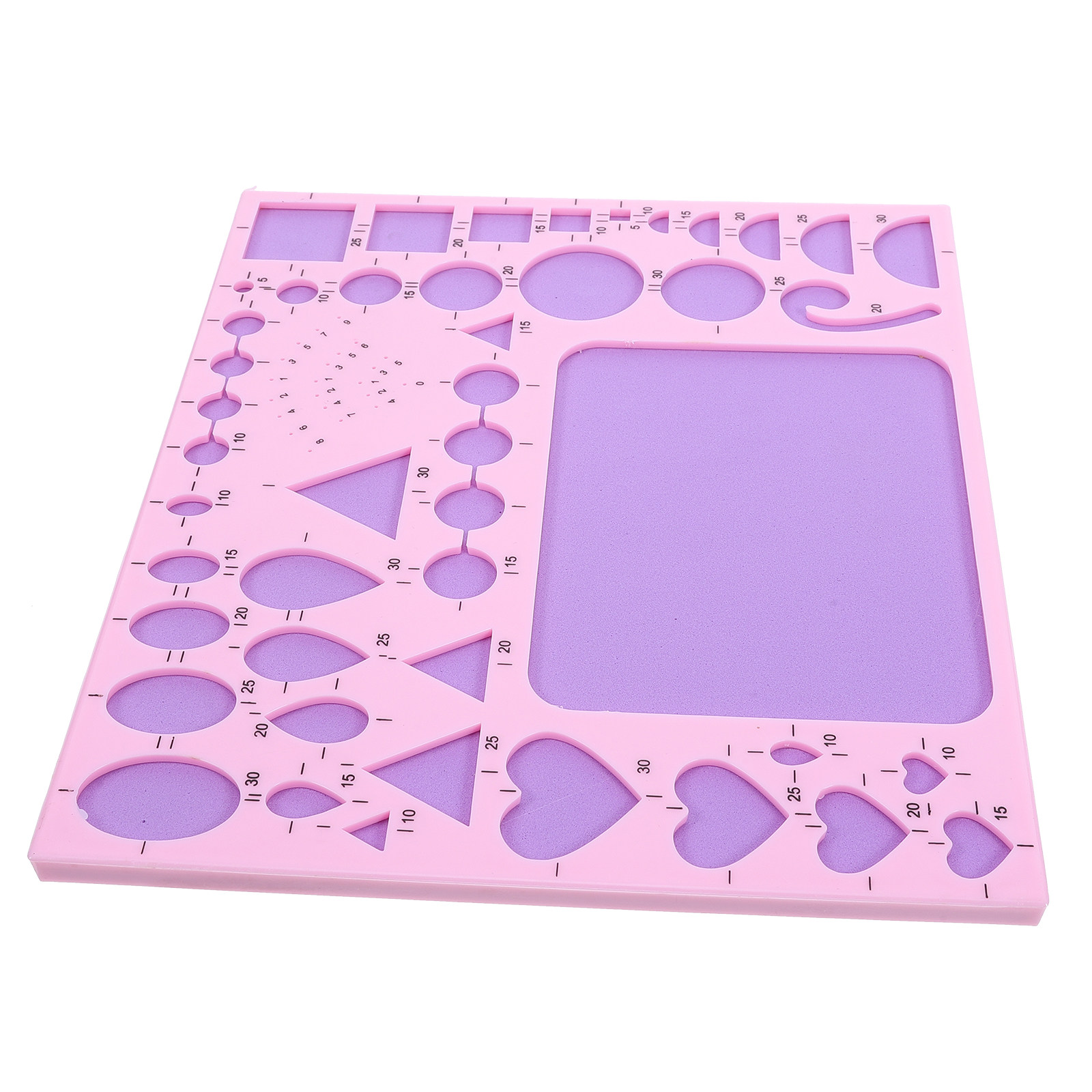 Art Craft Cardboard - ペーパークイリング用テンプレートボード、多様な形状、8x7cm、プラスチック製ガイド、ペーパークラフト、DIYフラワー、カード、壁飾り、クイリングツール