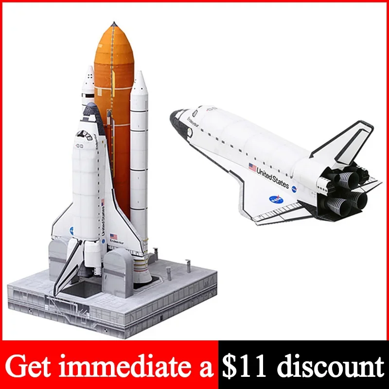 リアルなバージョンのスペースシャトル燃料タンクとロケットセッ - Art Craft Cardboard のレビューと価格